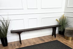 Primitive Rustic Minimal Italian Antique Wooden Bench Side Table