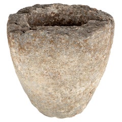 Primitive Sandstone Urn