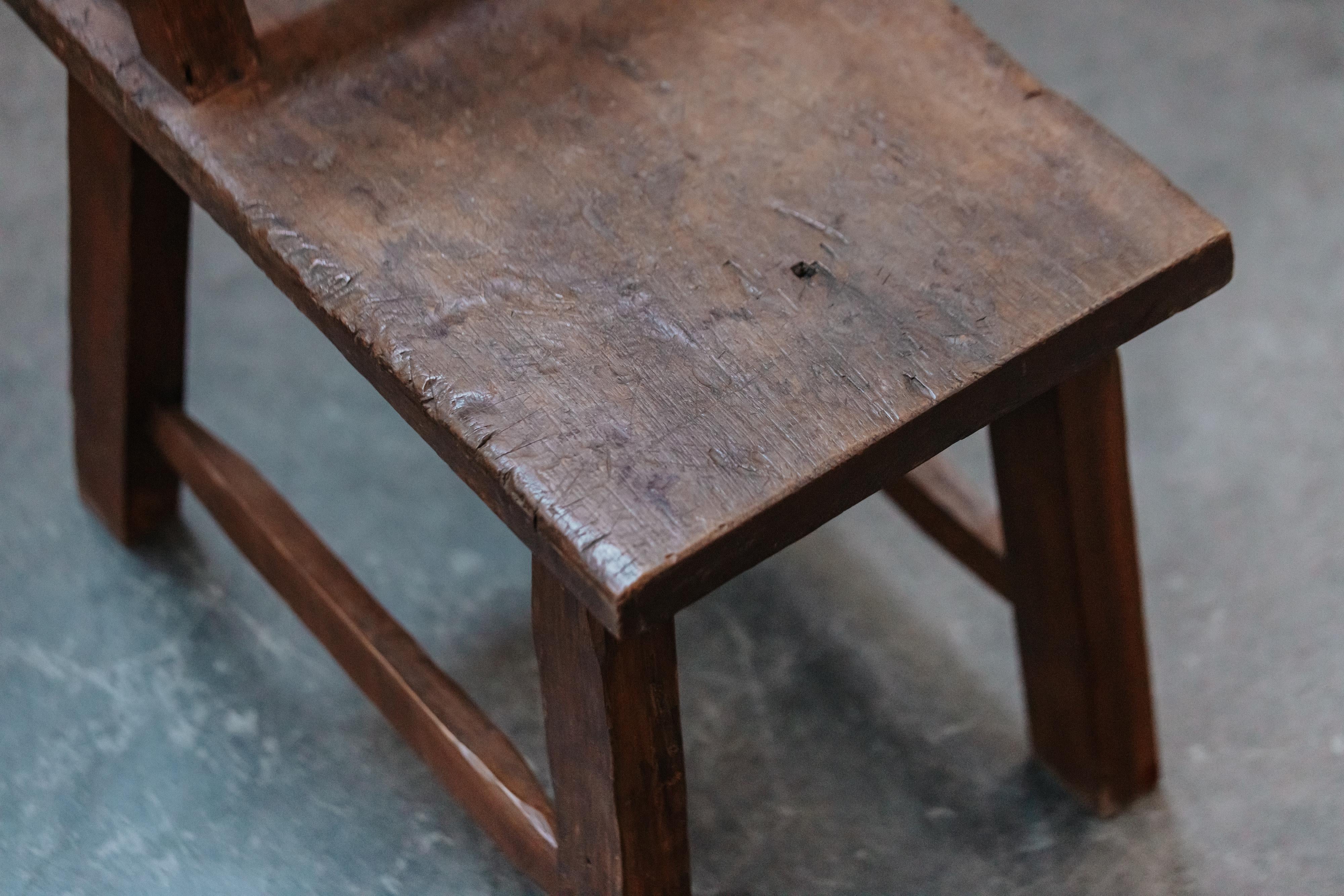 Primitive Set OF Four Chairs From France, Circa 1880 For Sale 1