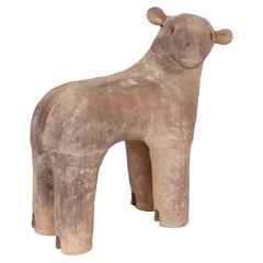 Primitive Sheep Sculpture