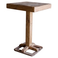 Primitive Side Table from The French Alps, Circa 1900