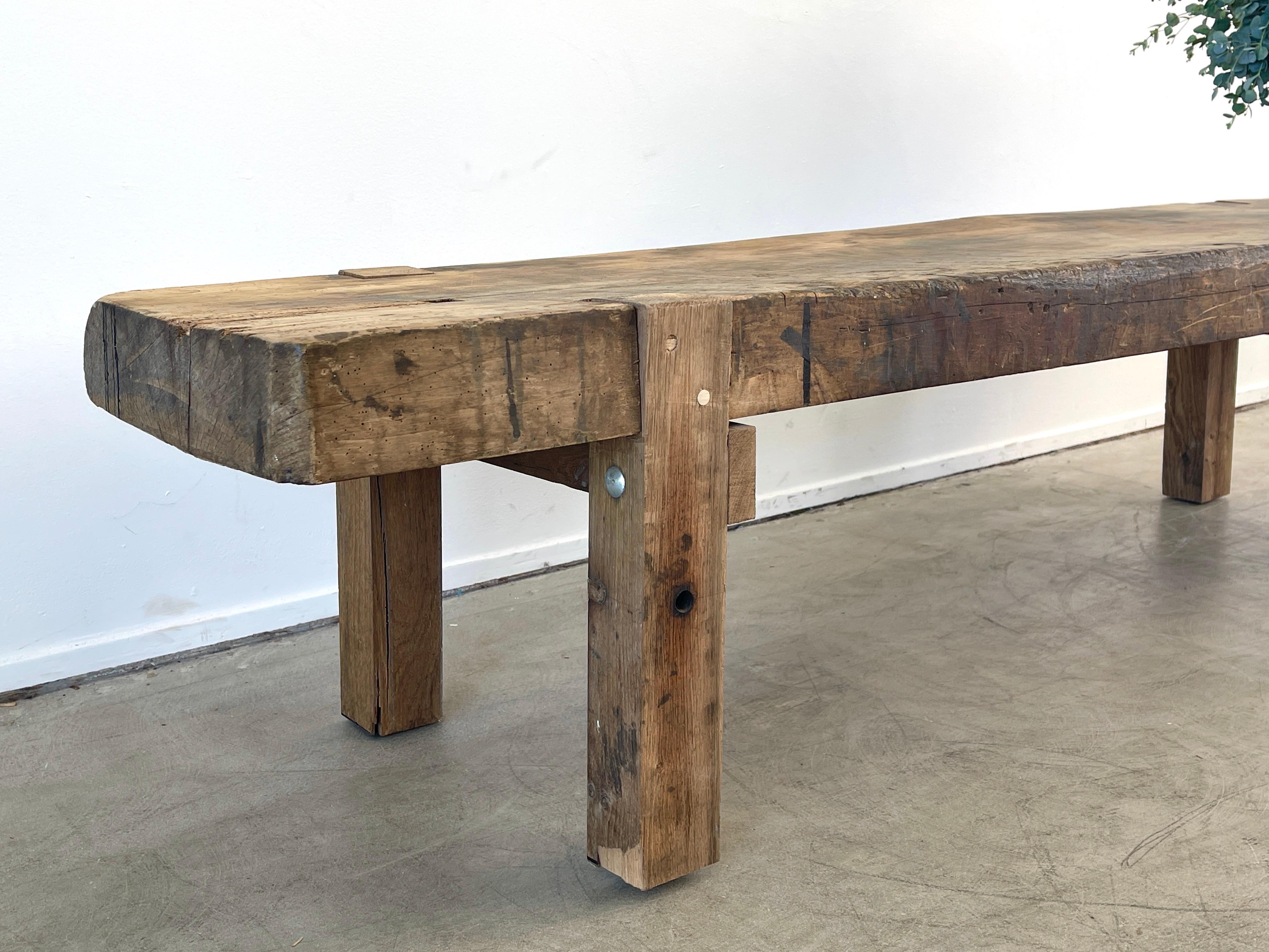 primitive benches