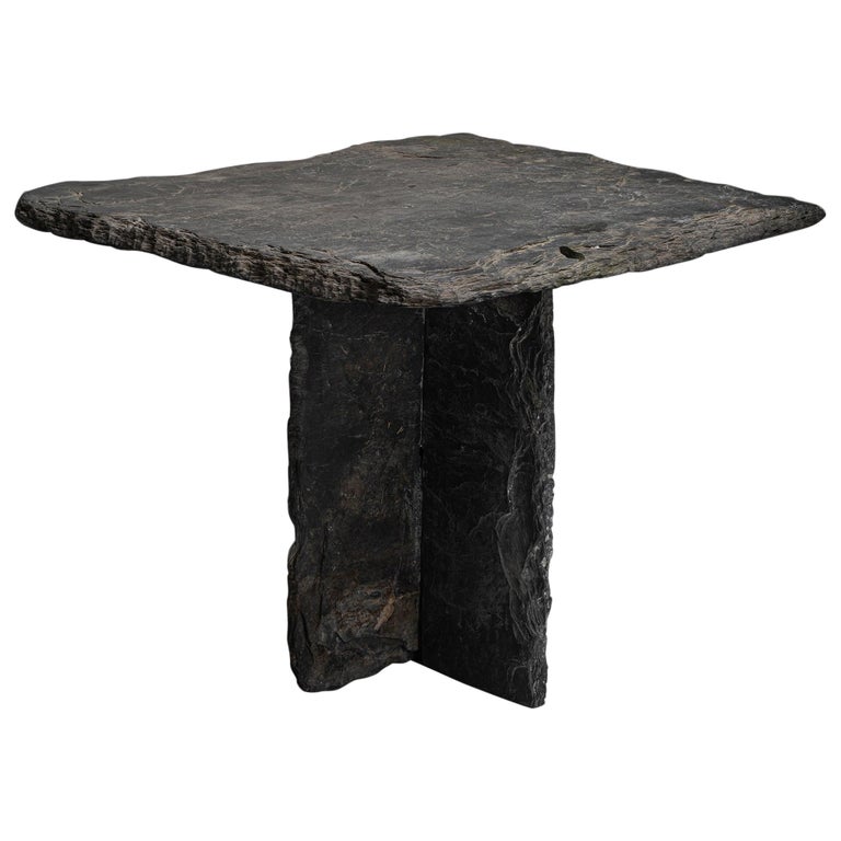 Rustic Slate Table Primitive Slate Table, France, circa 1920 at 1stDibs
