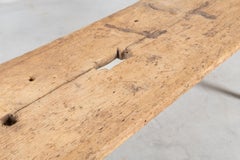 Primitive Solid Spruce Bench, Italy, circa 1700