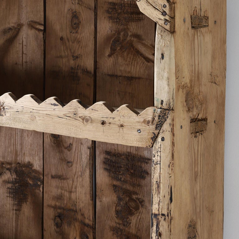 Primitive Spanish Shelving Unit, 18th Century at 1stDibs metal