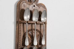 Primitive Spoon Rack, Switzerland, circa 1800