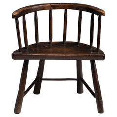 Primitive Stickback Chair, England, circa 1840