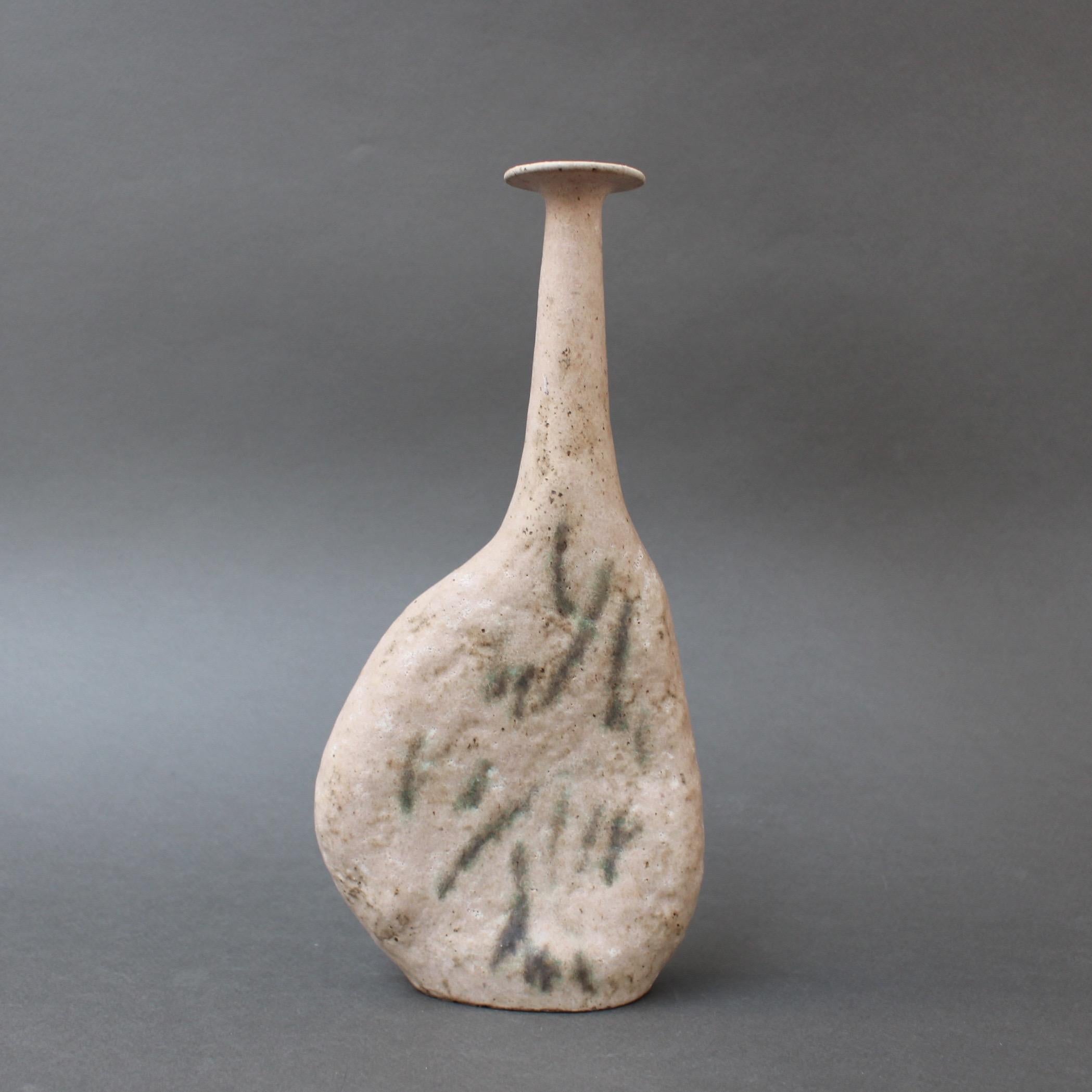 Ceramic Primitive Stoneware Sassi Vase by Bruno Gambone, Italy, circa 1980s