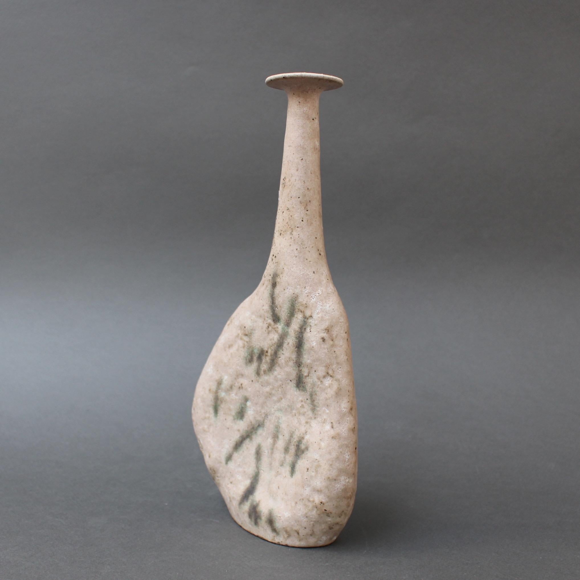 Primitive Stoneware Sassi Vase by Bruno Gambone, Italy, circa 1980s 1