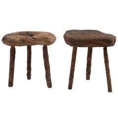 Primitive Stool, France, circa 1890