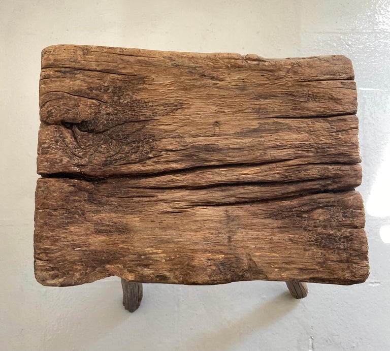 Primitive Stool from Mexico, circa 1970's For Sale at 1stDibs