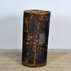 Primitive storage barrel/planter, circa 1900