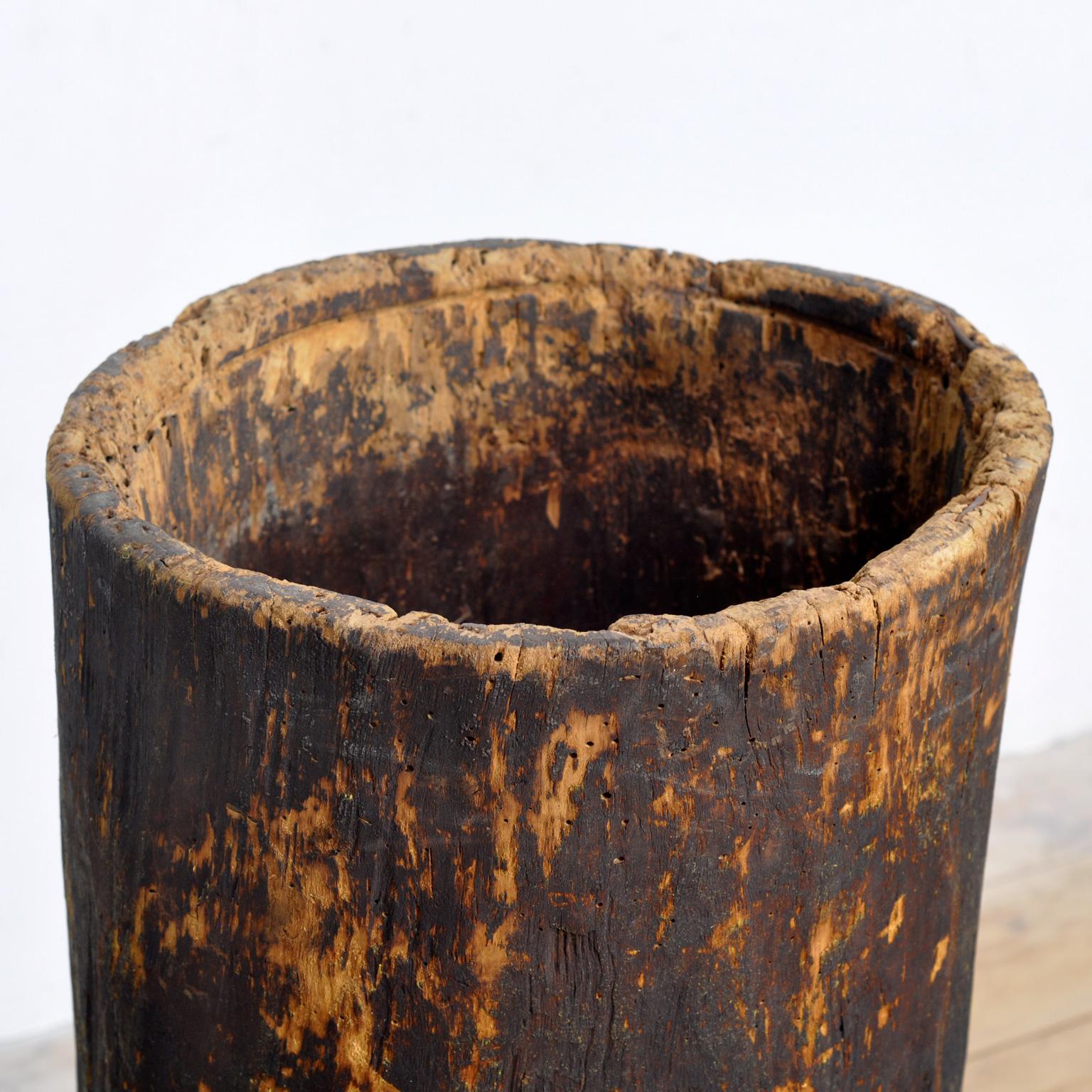 Primitives Lagerfass/Pflanzgefäß, um 1900 (Industriell) im Angebot