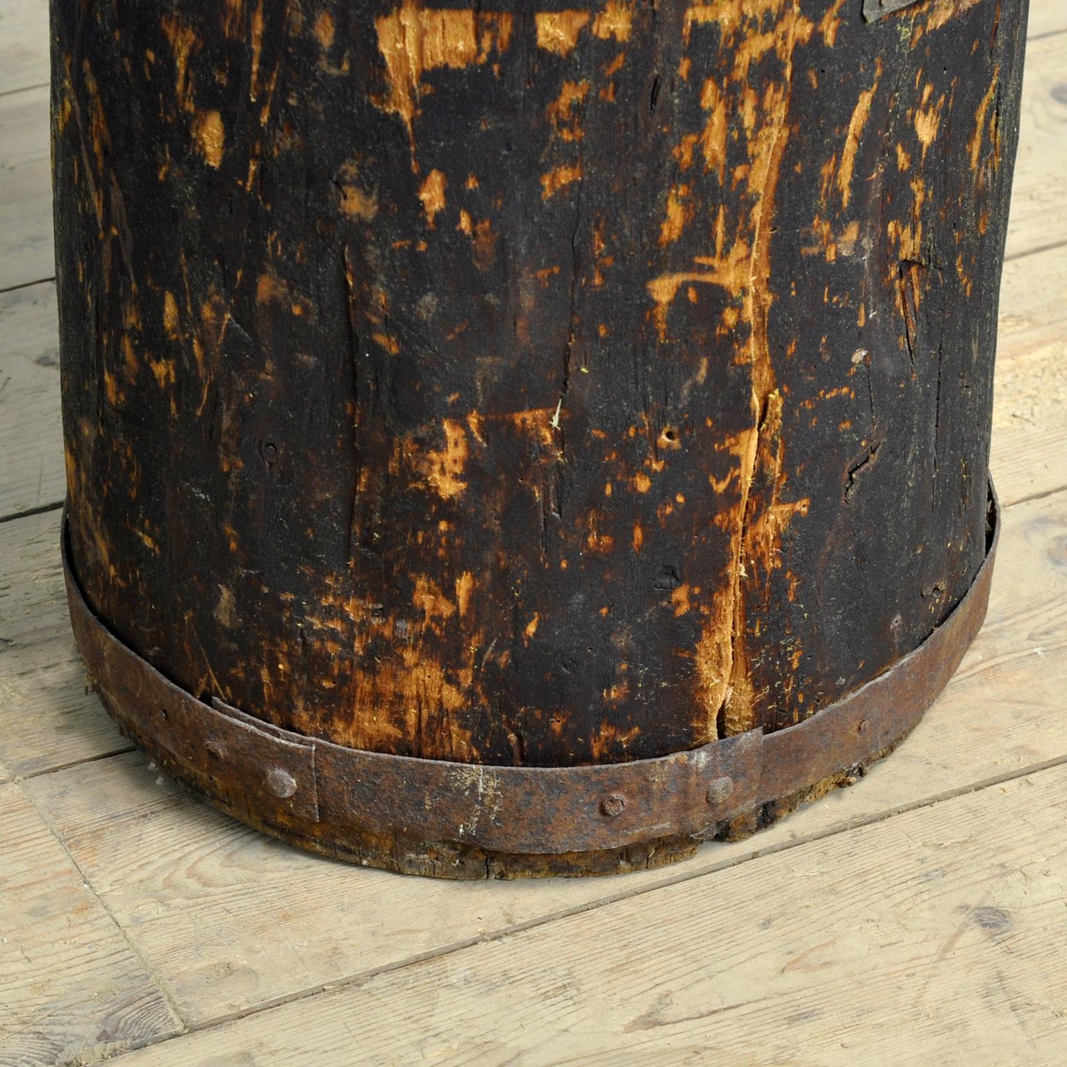 Primitives Lagerfass/Pflanzgefäß, um 1900 (Ungarisch) im Angebot
