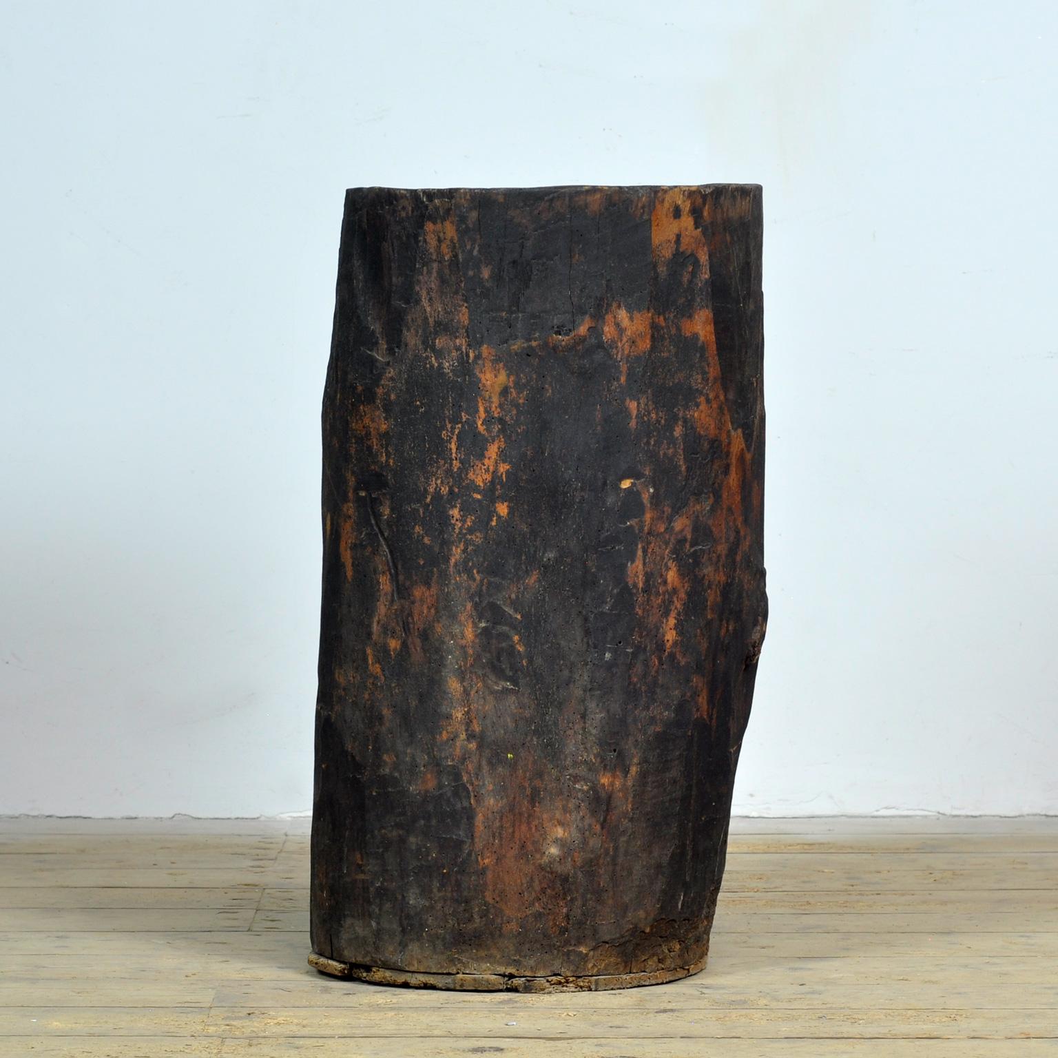 Primitives Lagerfass/Pflanzgefäß, um 1900 im Angebot 1