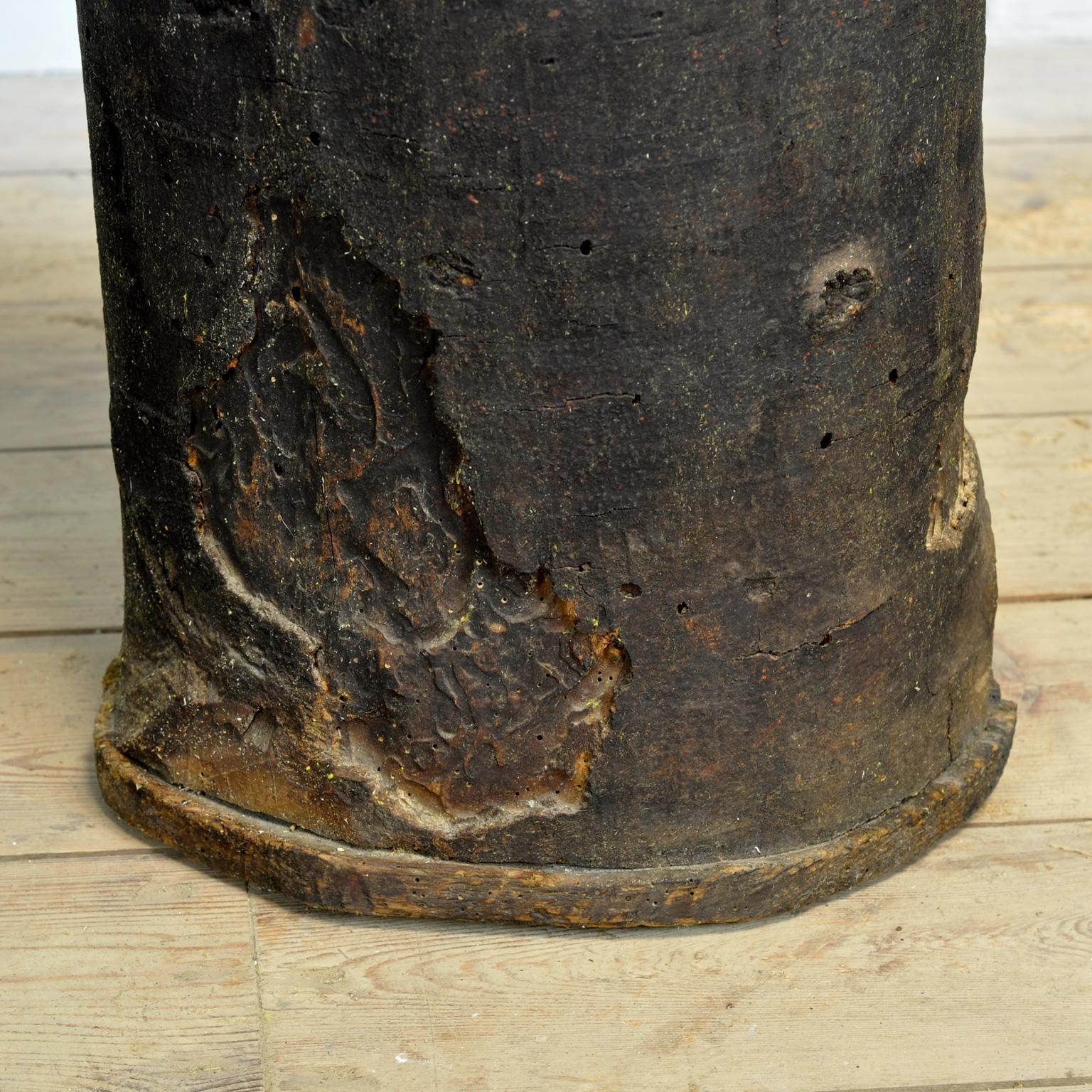 Primitives Lagerfass/Pflanzgefäß, um 1900 im Angebot 1