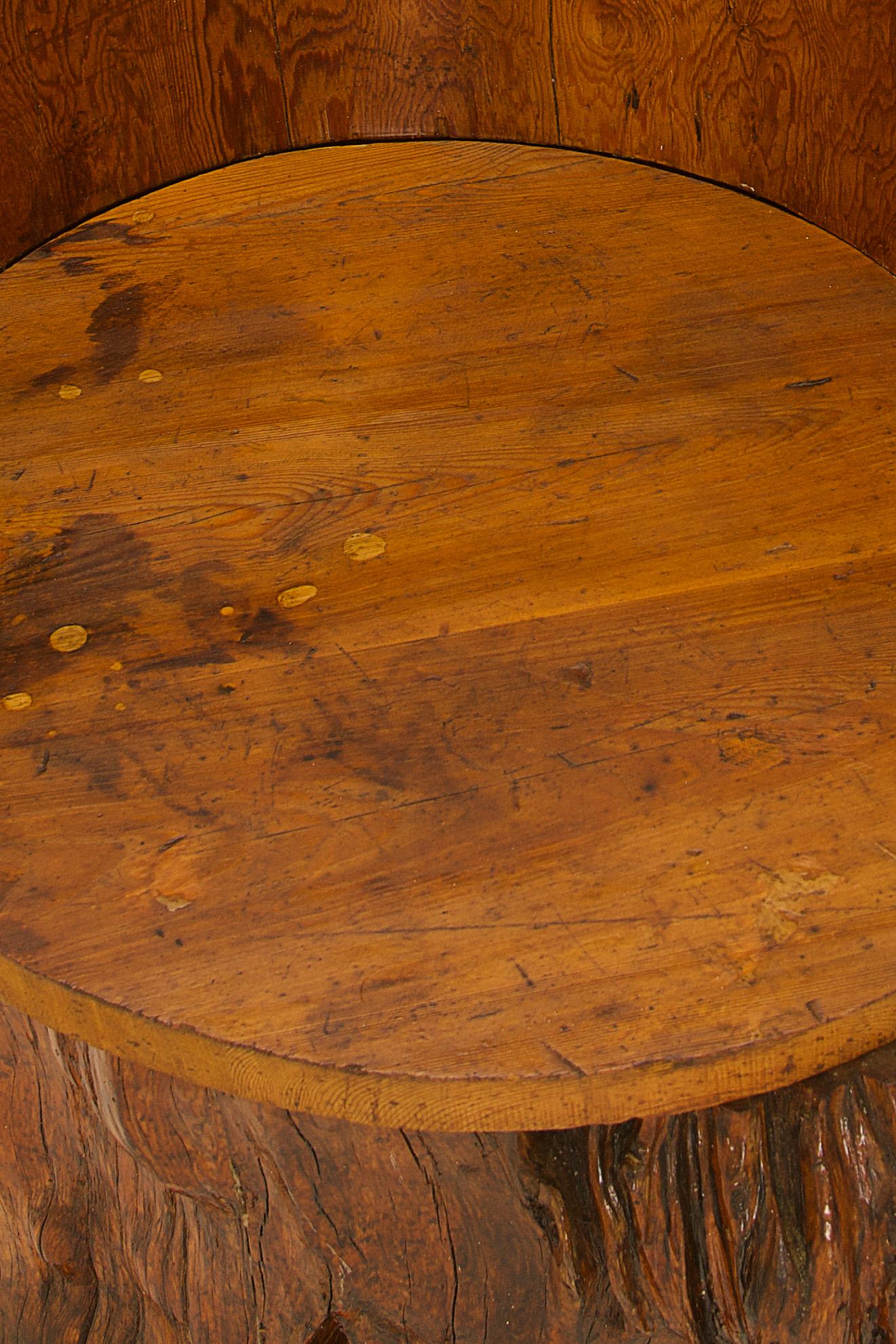 Primitive Stump Chair For Sale 1