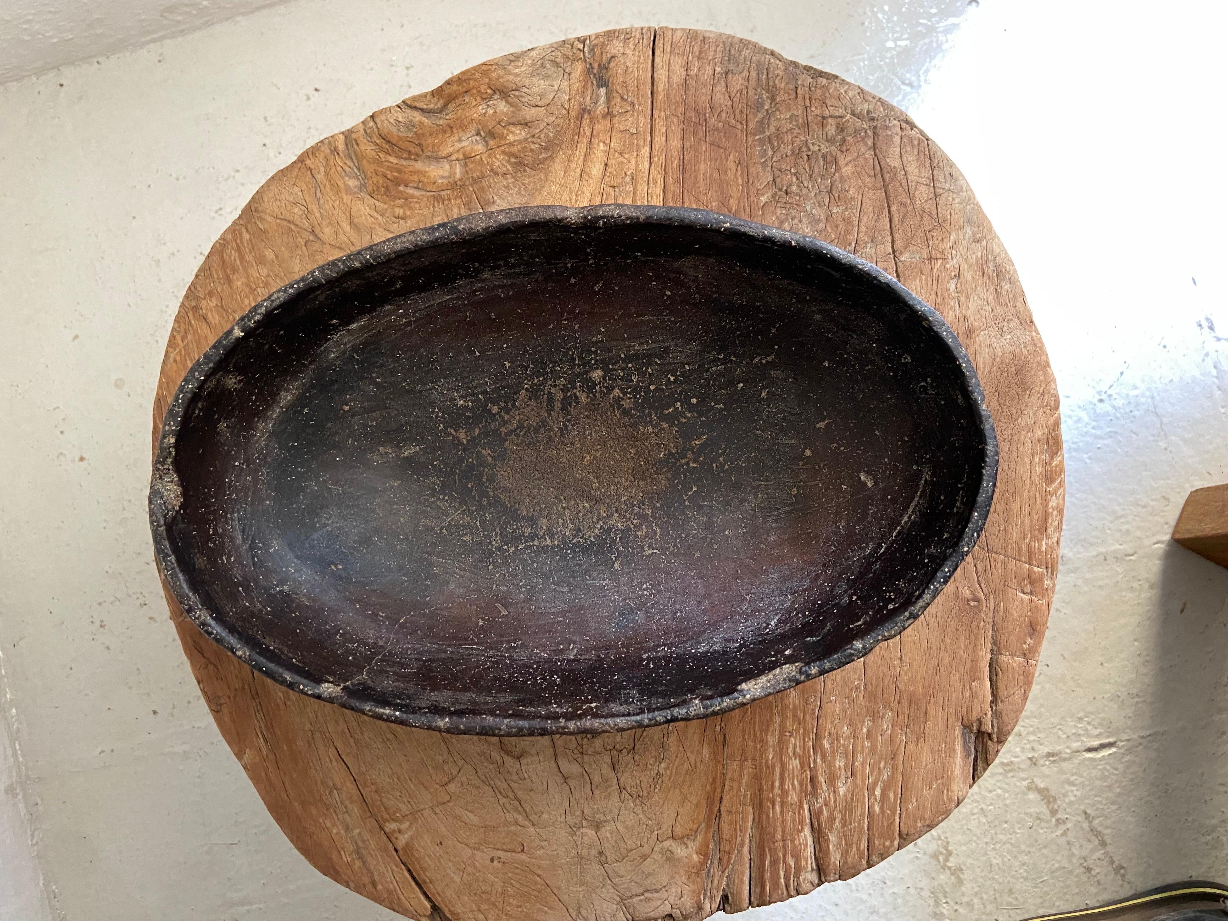 Primitive Styled Ceramic Bowl From The Mixteca Region of Oaxaca, Mexico 4