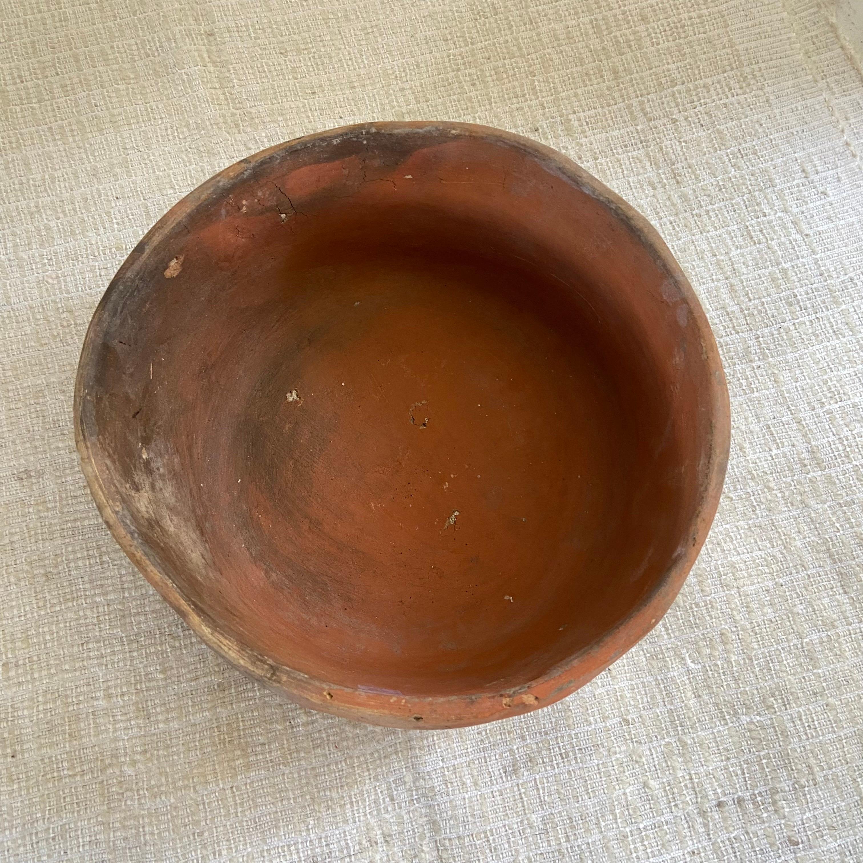 Primitive Styled Bowl from Mexico, circa 1970s For Sale 2