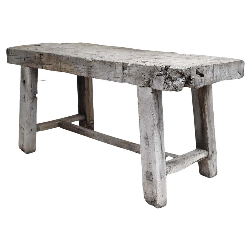 Primitive Console Table in the Wabi Sabi Aesthetic at 1stDibs