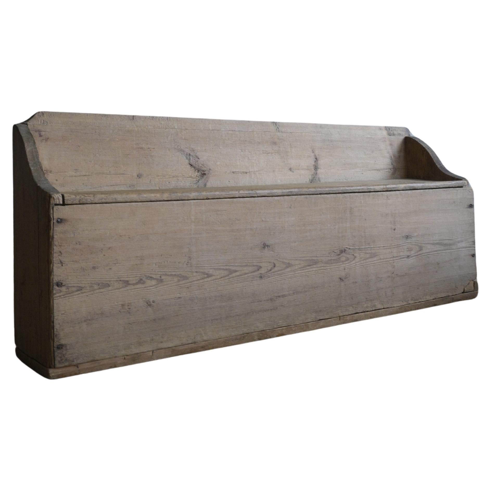 Primitive Swedish Bench, also known as "Fållbänk" from circa 1850
