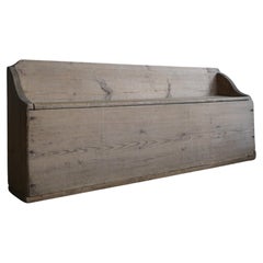 Antique Primitive Swedish Bench, also known as "Fållbänk" from circa 1850