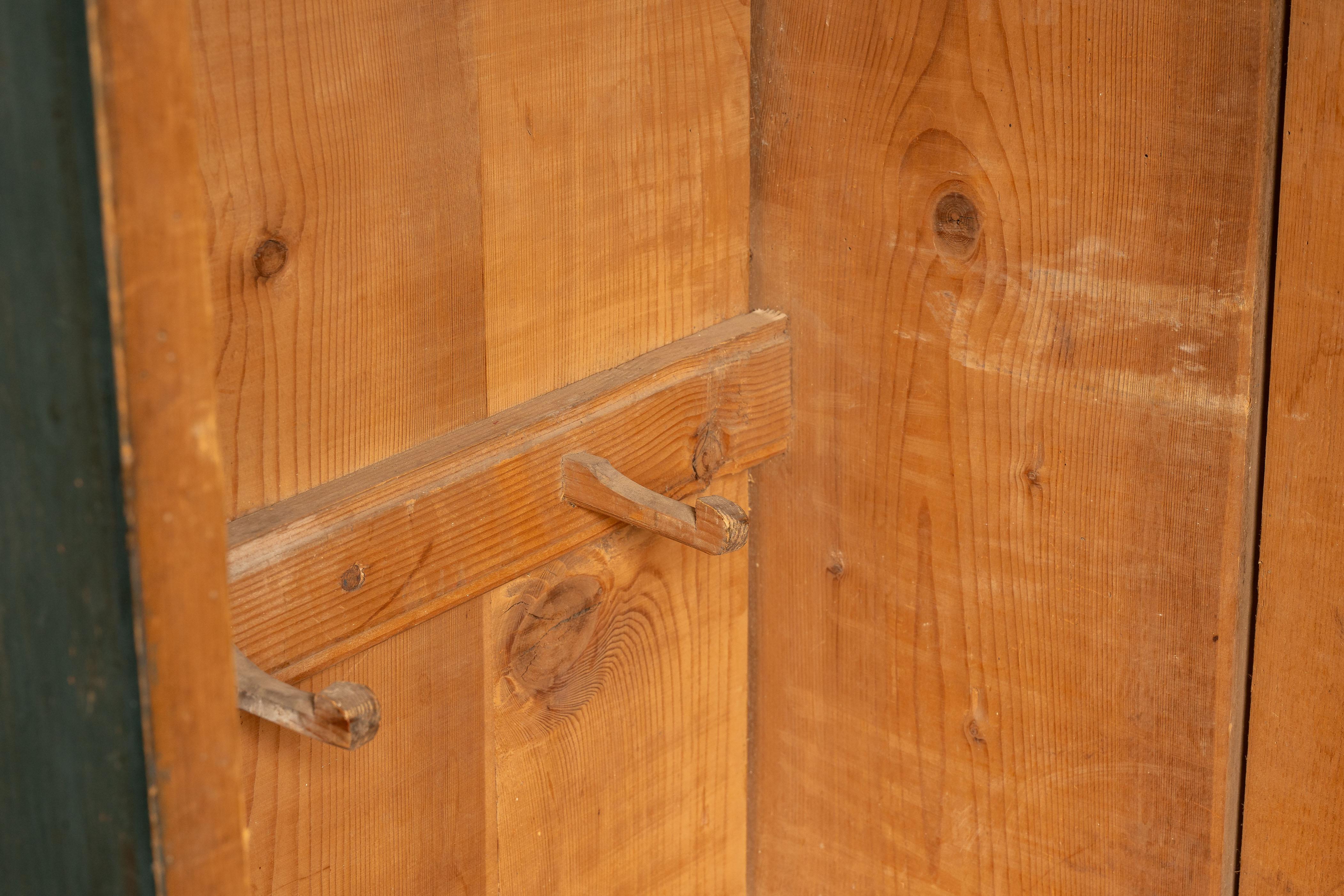 Rustic Swedish Cabinet in Blue For Sale 8