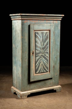Rustic Swedish Cabinet in Blue