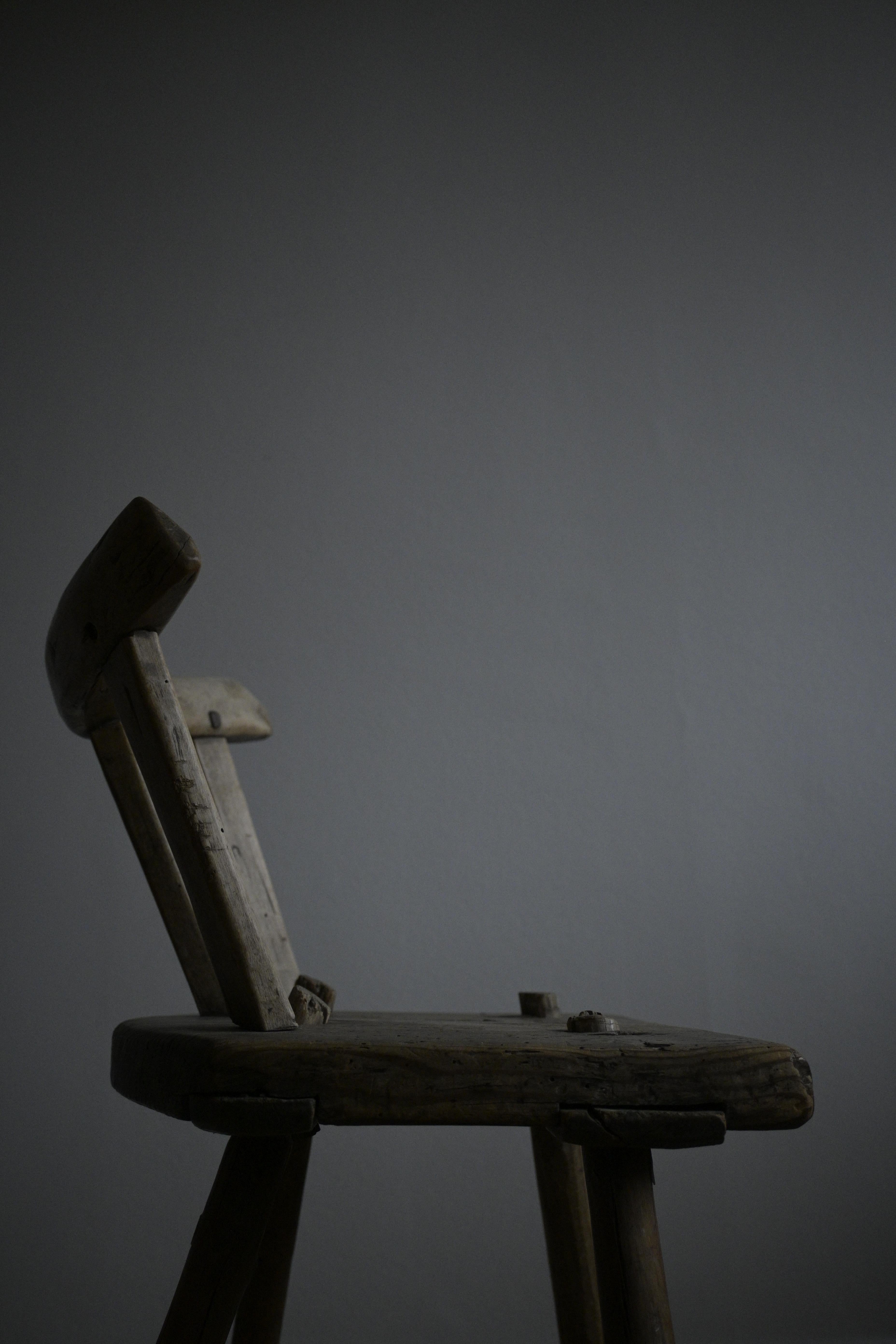 Primitive Swedish Child Stool early-18th century In Good Condition For Sale In Farsta, SE