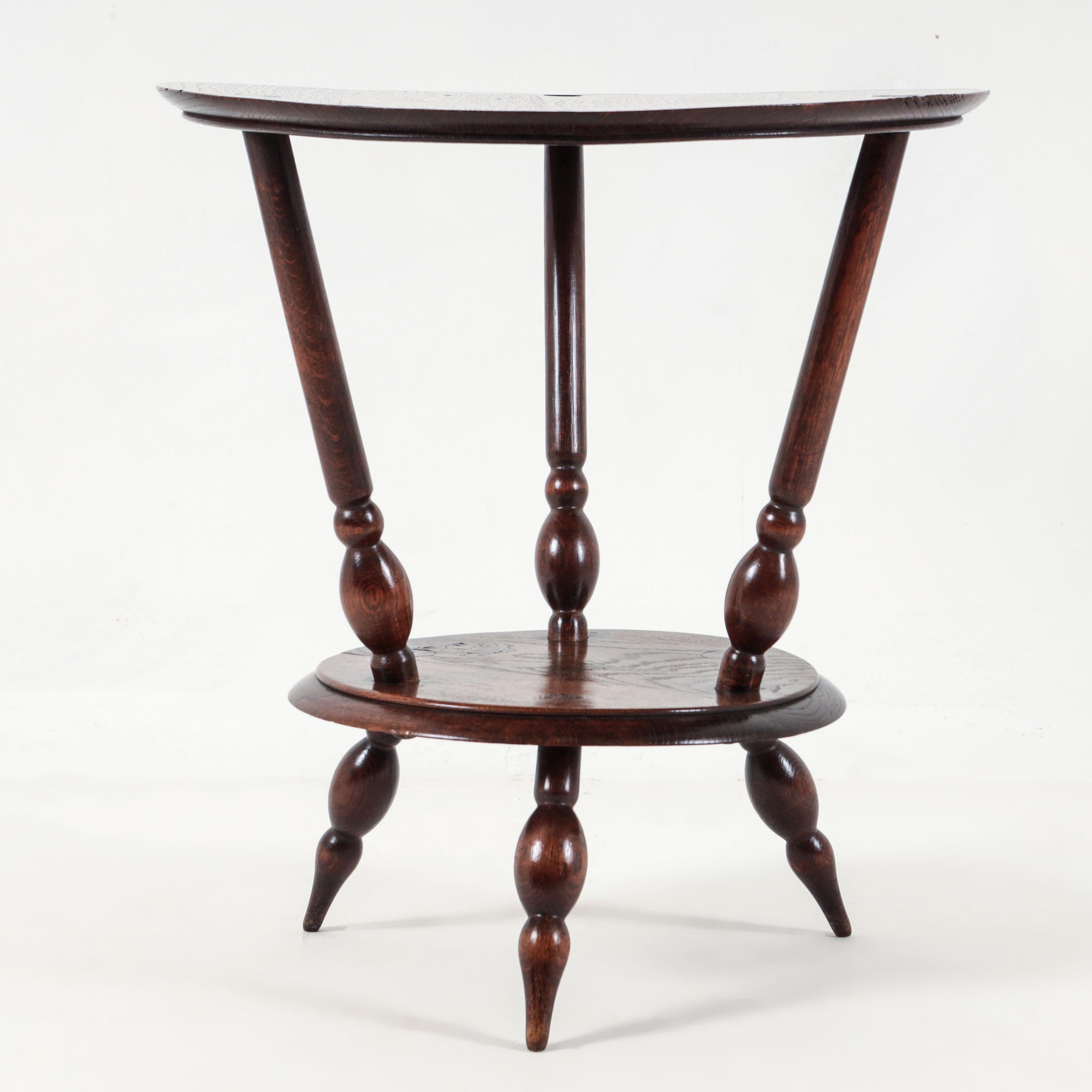 Table primitive par Charles Dudouyt pour L'Abeillée C.1922 - 1931 Bon état - En vente à Pease pottage, West Sussex