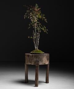Primitive Table with Metal Inserts, France, circa 1900