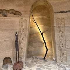 Primitive Terra Lampada Rustic Valley VDG Wall Sculpture Lamp