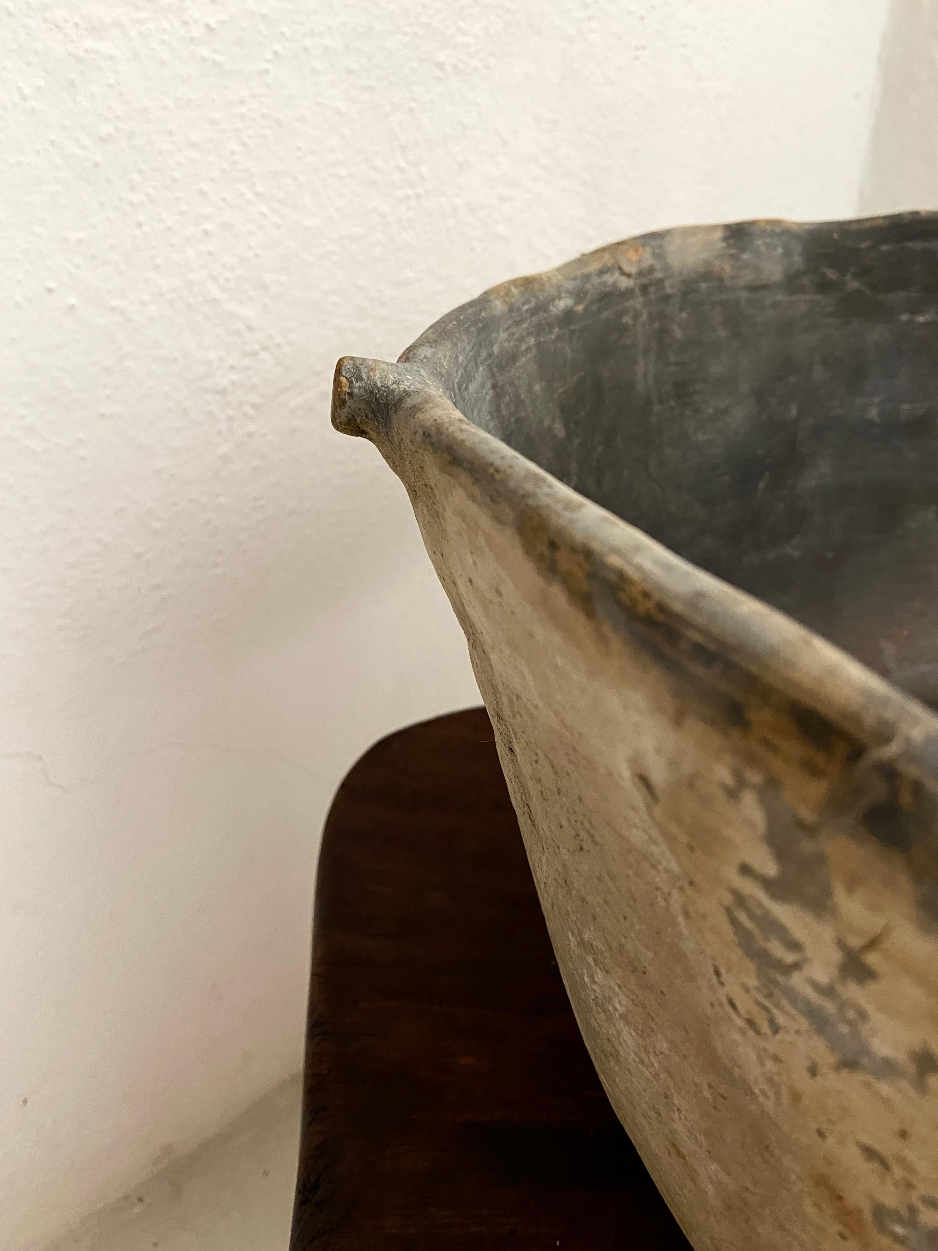 Modern Primitive Terracotta Bowl by Artefakto For Sale