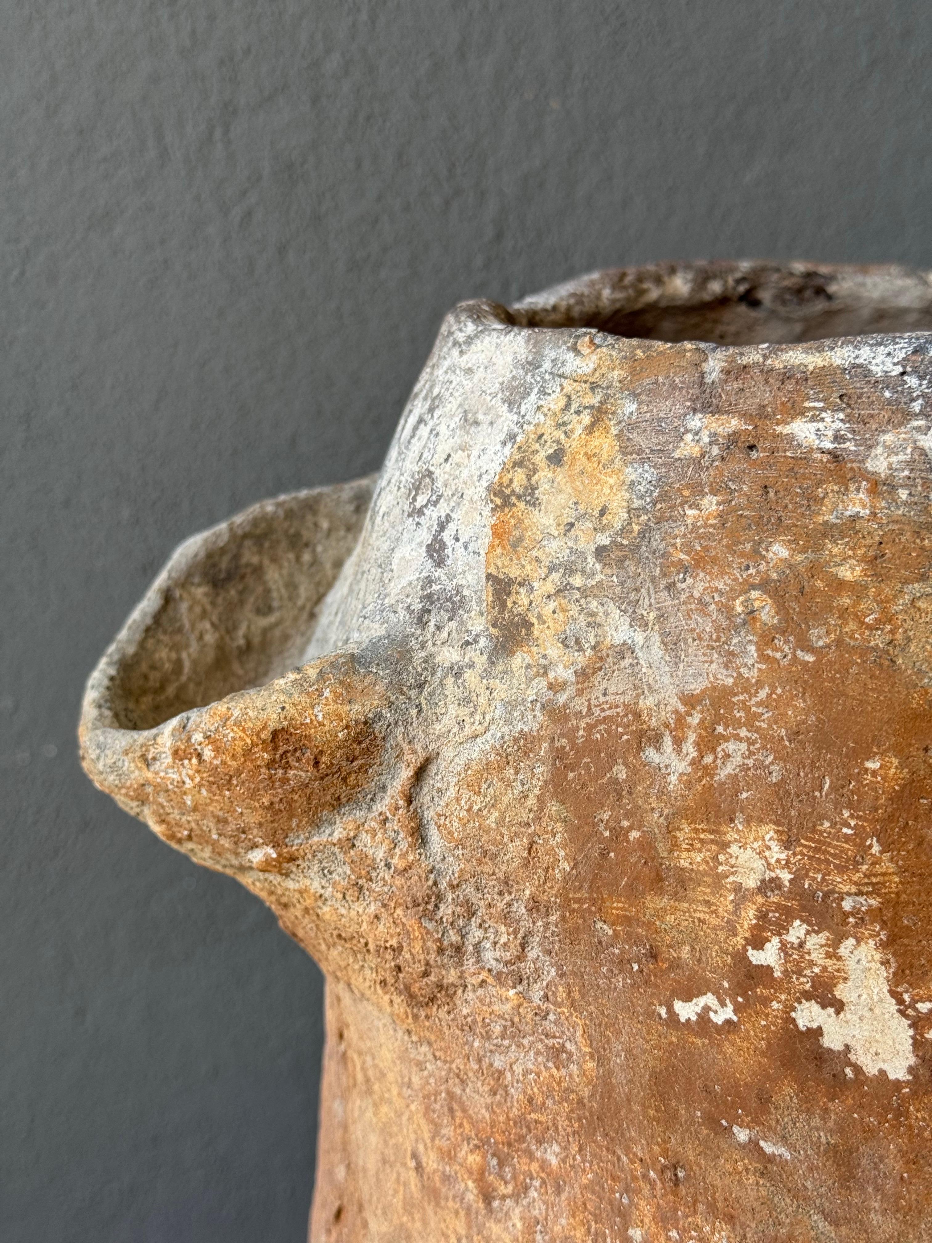 Jarra de agua de terracota primitiva de México Mexicano en venta