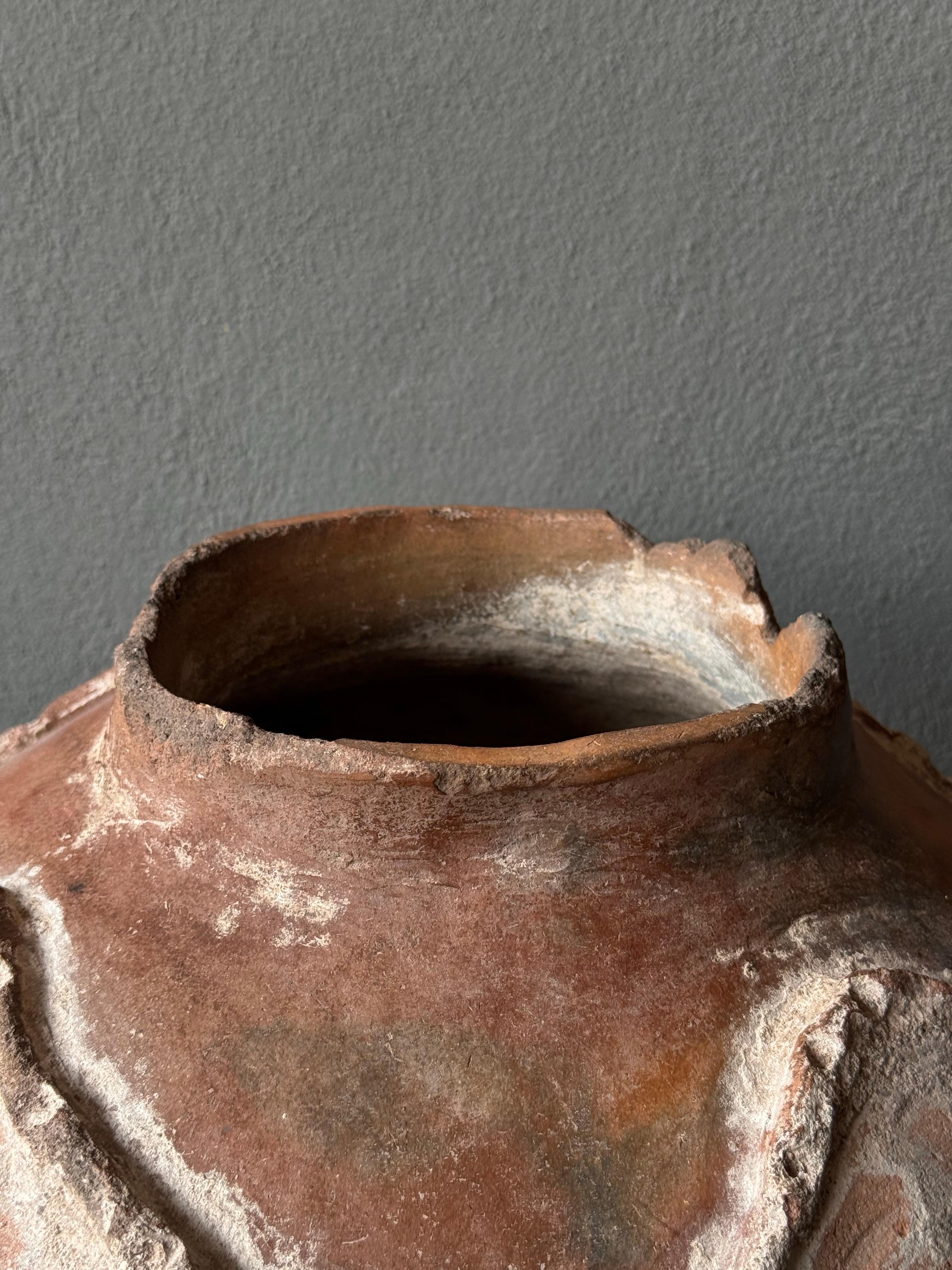 Early 20th Century Primitive Terracotta Water Pot From Mexico, Circa 1920´s For Sale