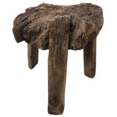 Primitive Three Legged Stool