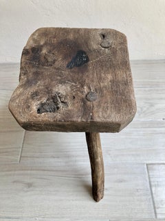 Primitive Three-Legged Stool From Mexico