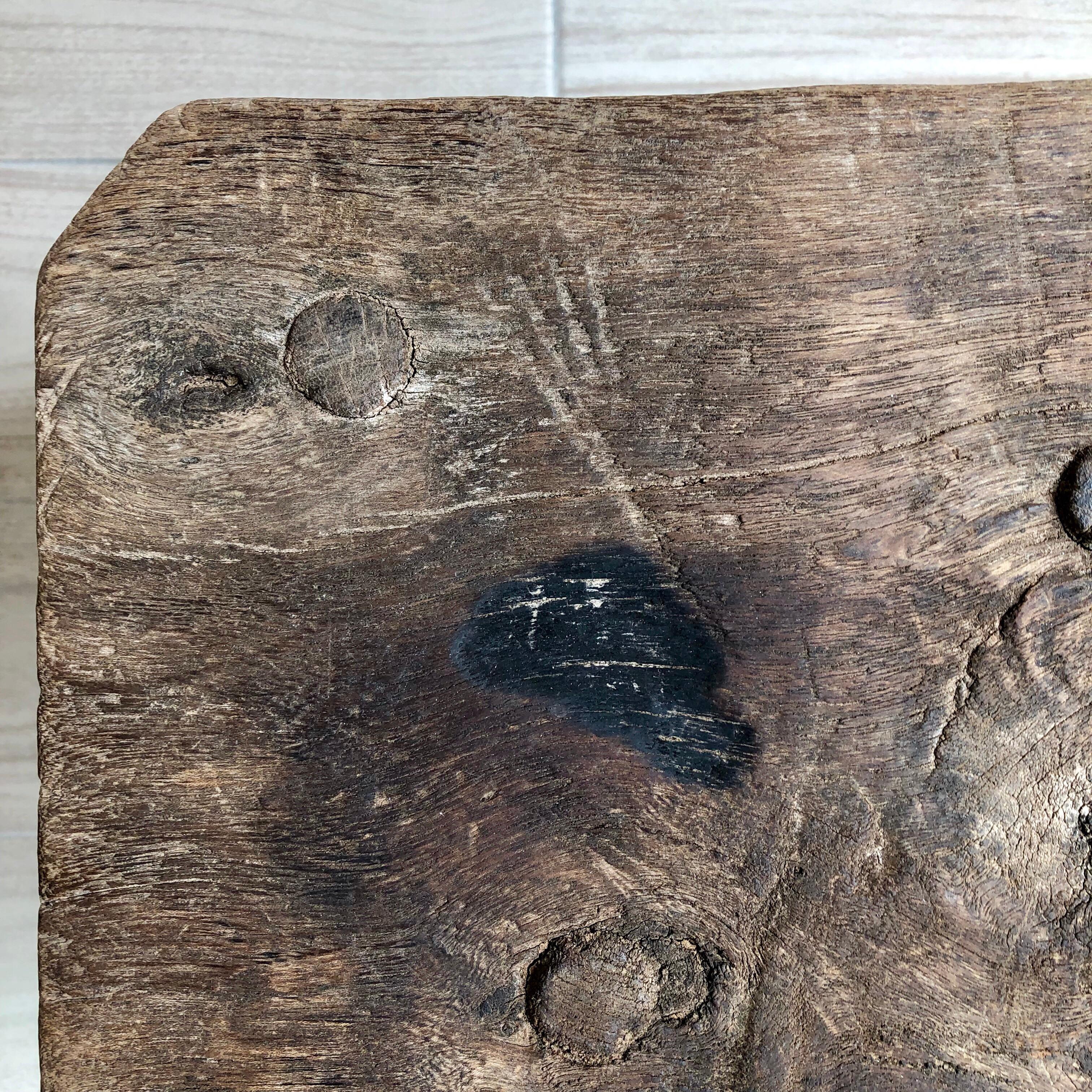 Primitive Three-Legged Stool From Mexico 1