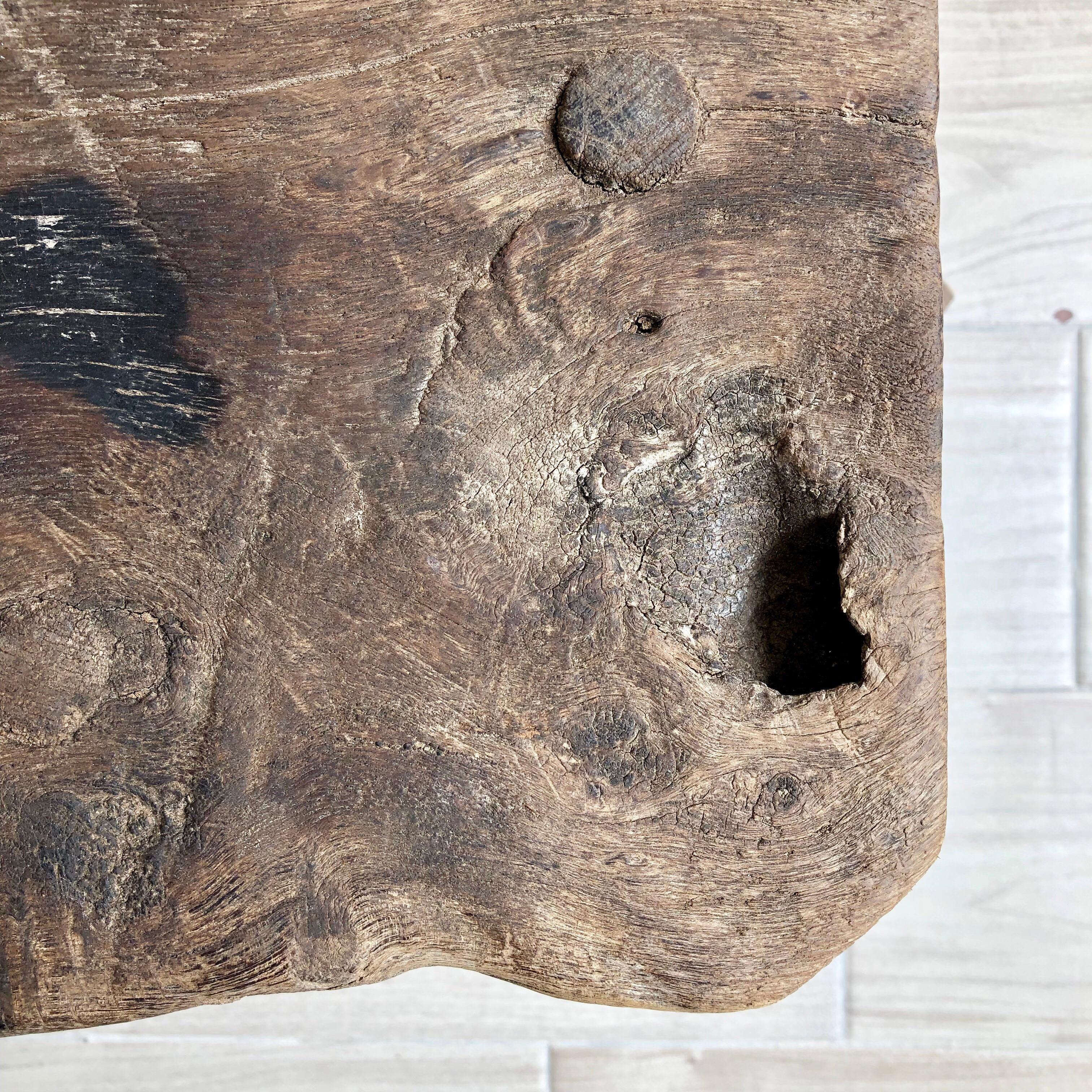 Primitive Three-Legged Stool From Mexico 2