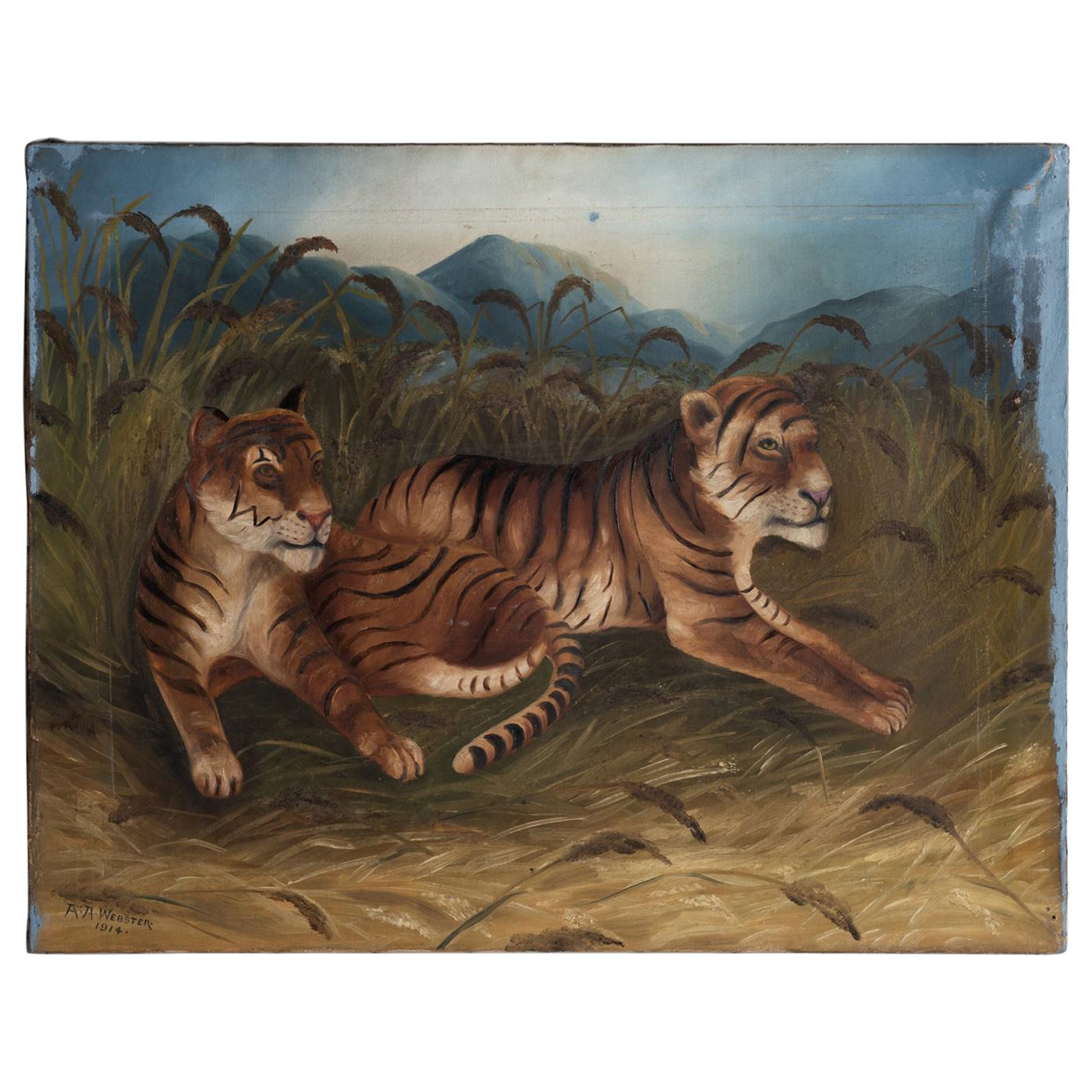 Primitive Tiger Painting