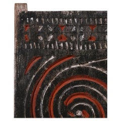 Primitive Toraja Carved Wooden Panel – Colorful M Size