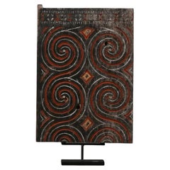 Primitive Toraja Carved Wooden Panel – Colorful M Size