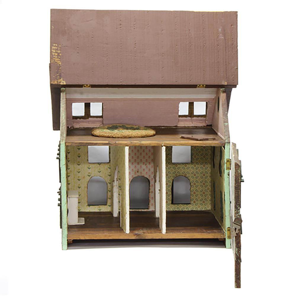 Rustic Primitive Toy Cottage