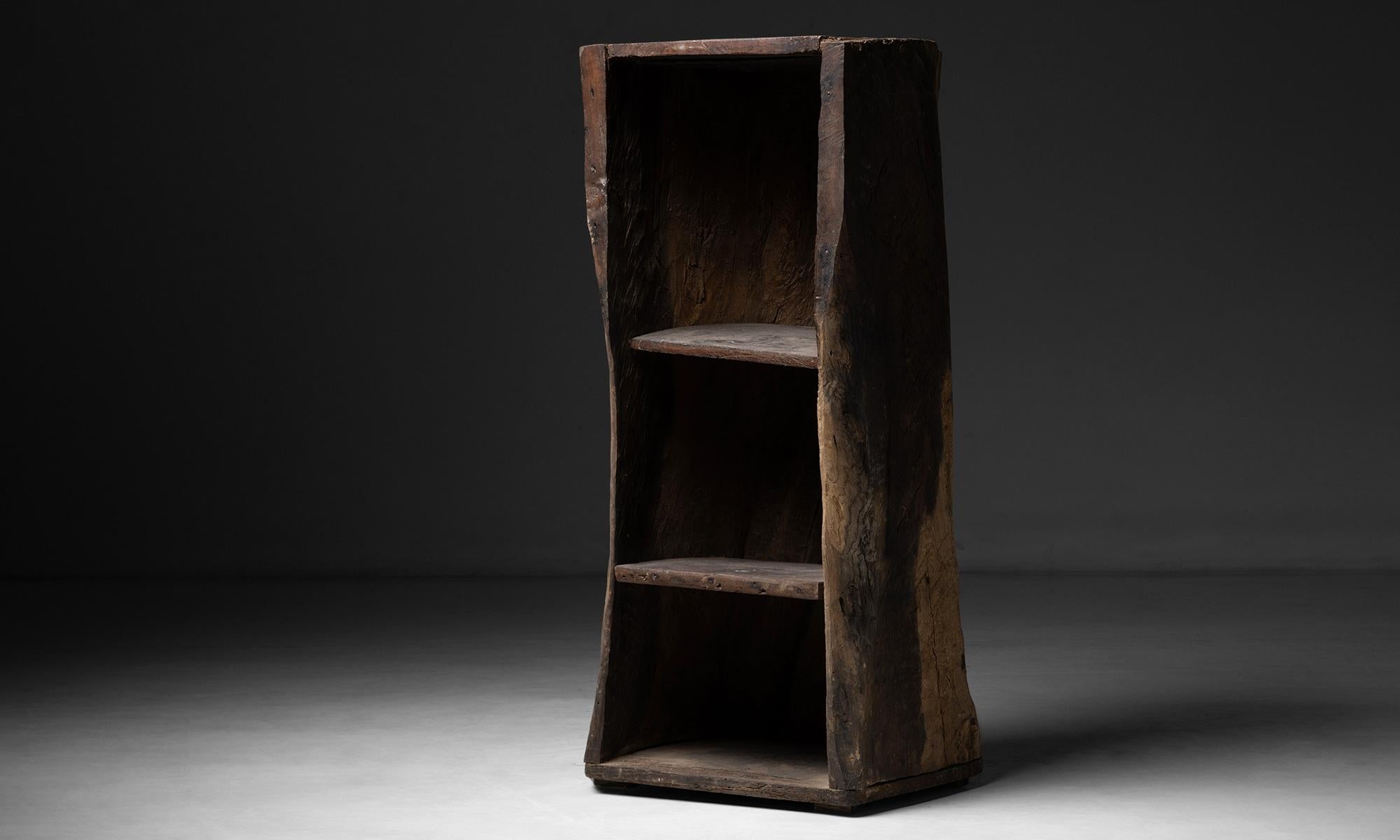 tree stump shelves