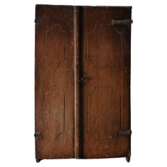 Primitive Two Door Cabinet Cabinet From Italy, Circa 1780