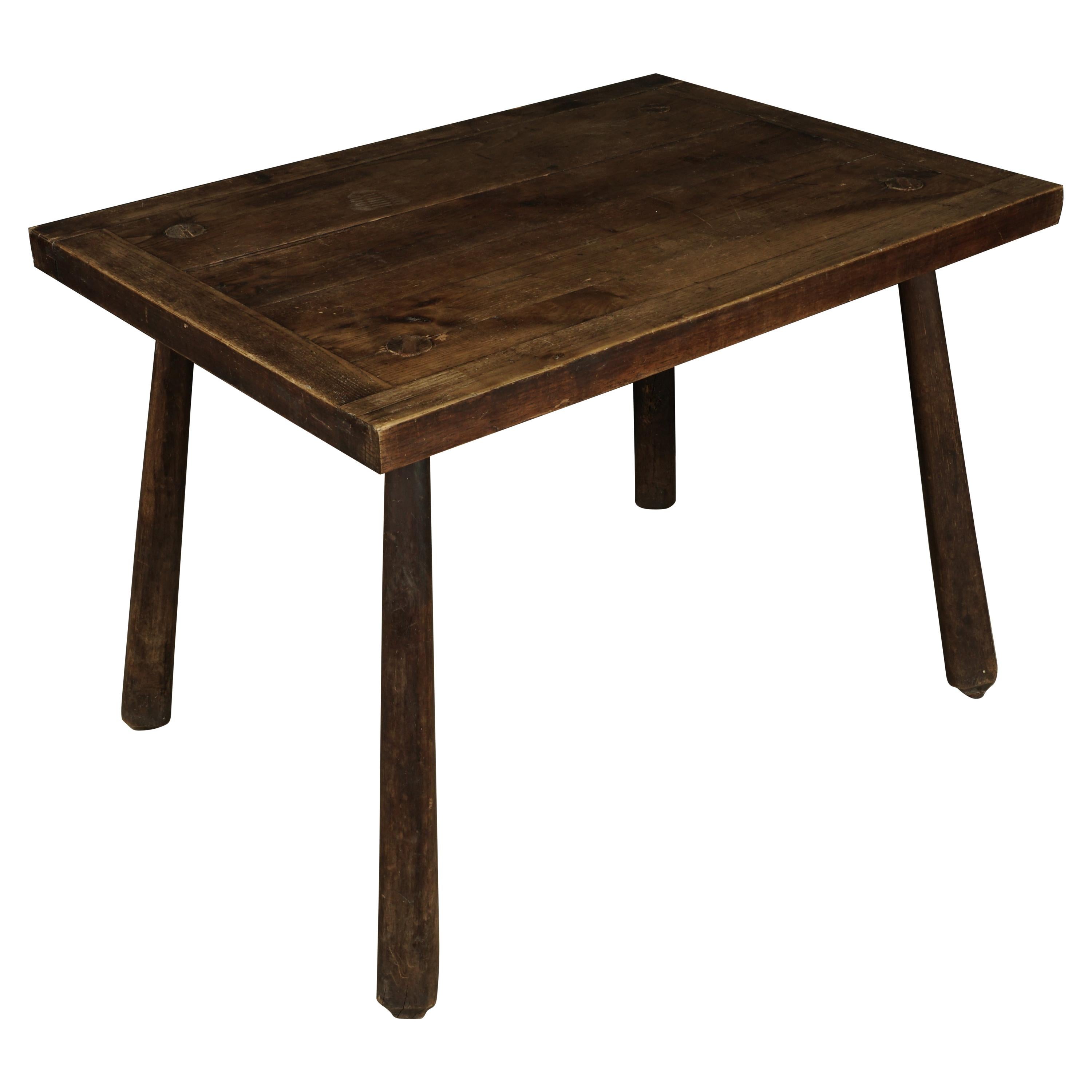 Primitive Vintage Console Table from France, 1960s