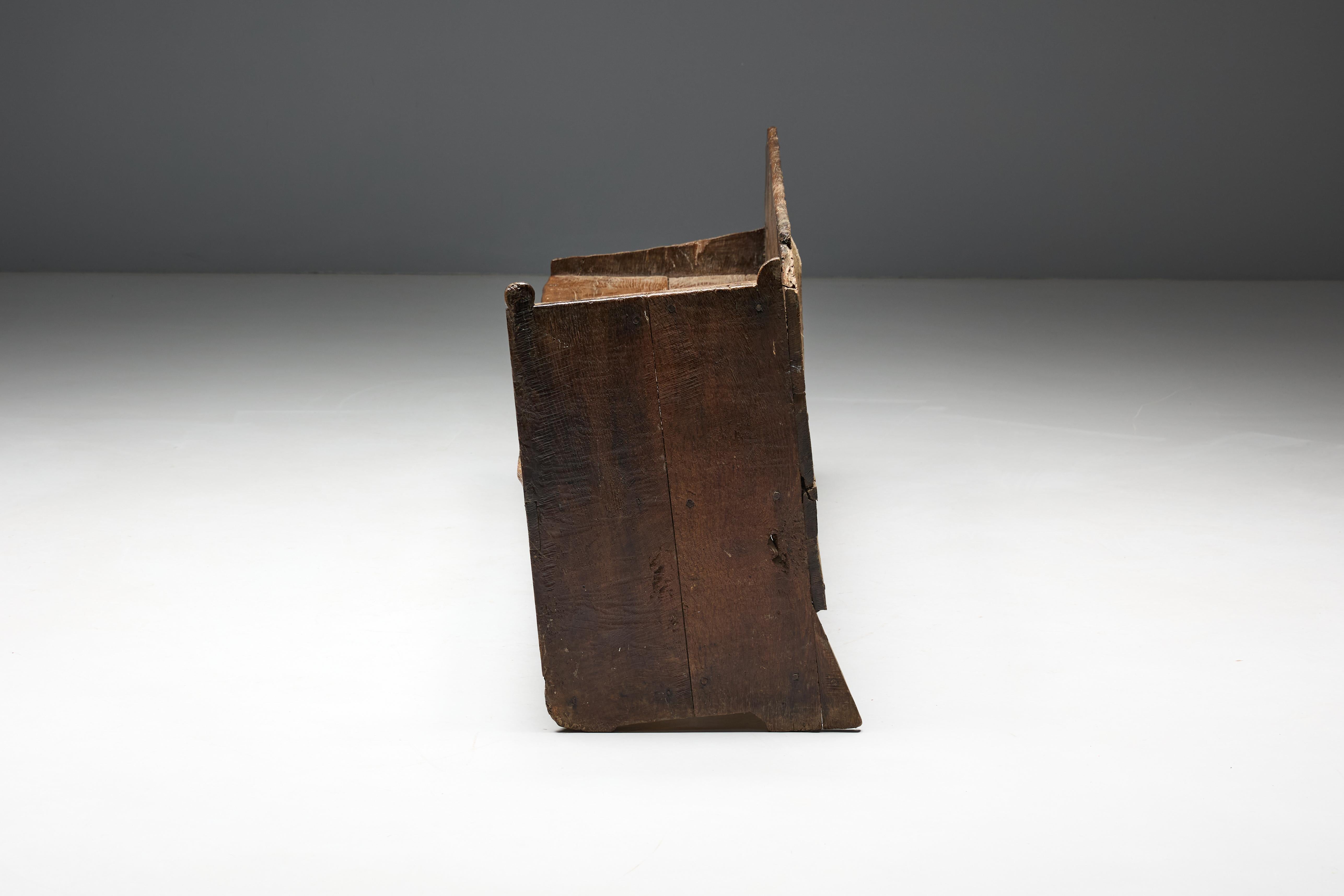 Banc rustique Wabi Sabi, France, 19ème siècle en vente 3