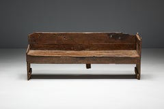 Rustic Wabi Sabi Bench, France, 19th Century