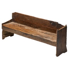Rustic Wabi Sabi Bench, France, 19th Century