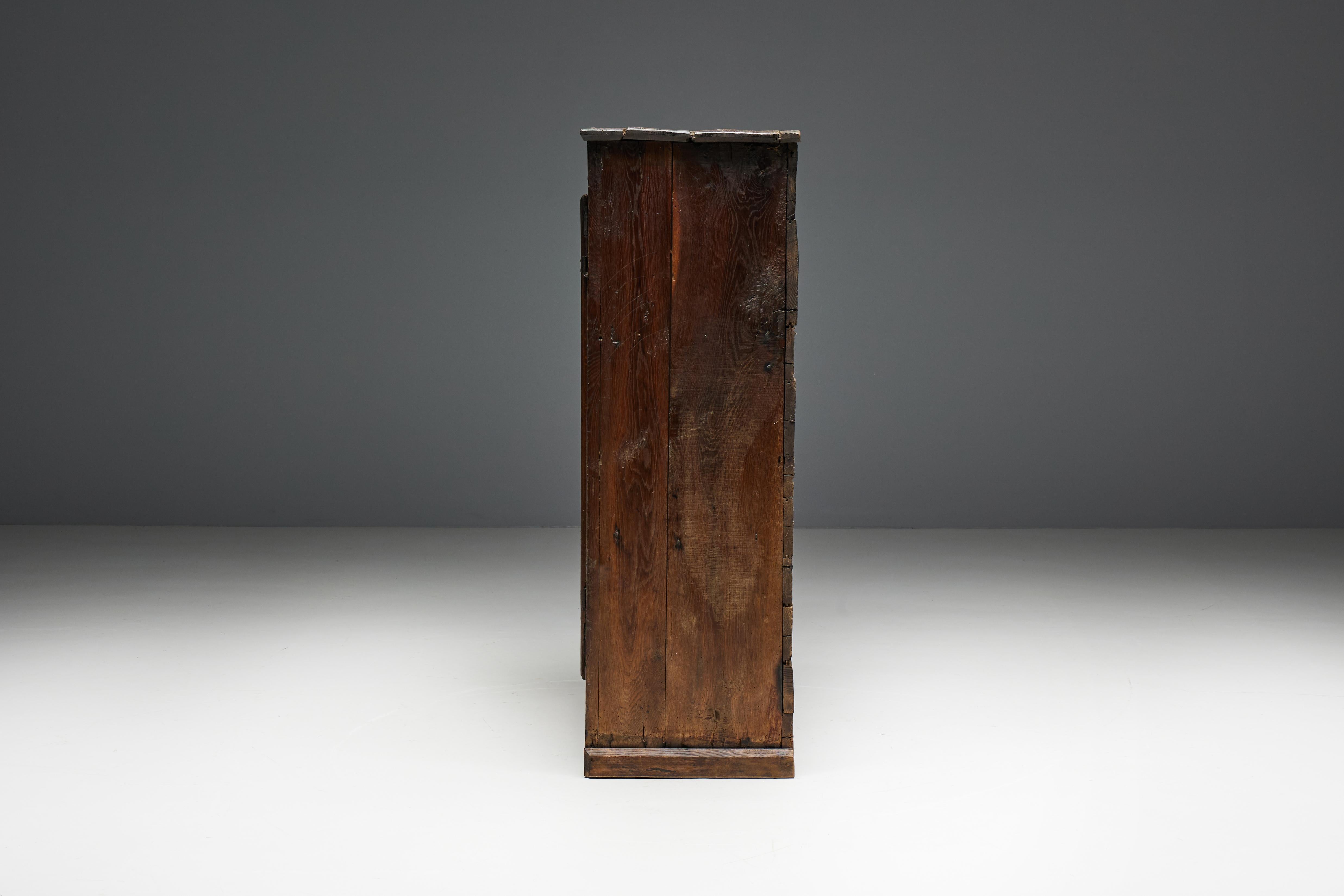 Gabinetto primitivo Wabi Sabi, Francia, XIX secolo in vendita 8